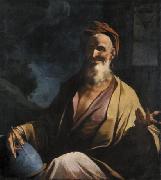 Giuseppe Antonio Petrini Laughing Democritus. oil painting artist